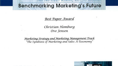 Chicago (Illinois), 2006, Best Paper Award 2006