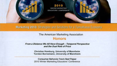 New Orleans (Louisiana), 2010, Best Paper Award 2010