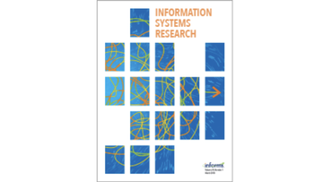 Cover Information Systems Research