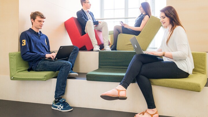 Gruppe im Learning Center