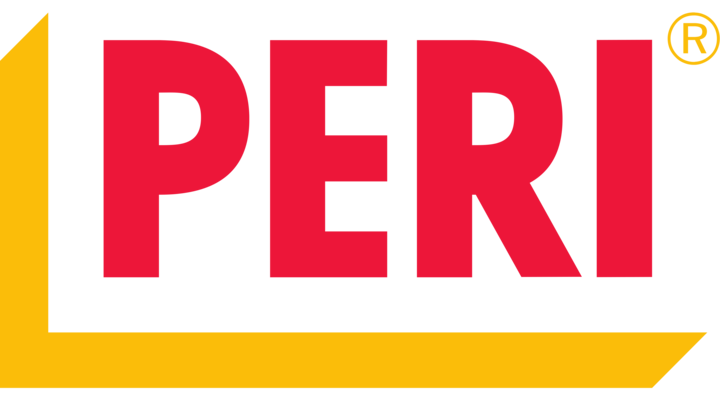 Logo: Peri in roter Schrift mit gelben Rahmen.