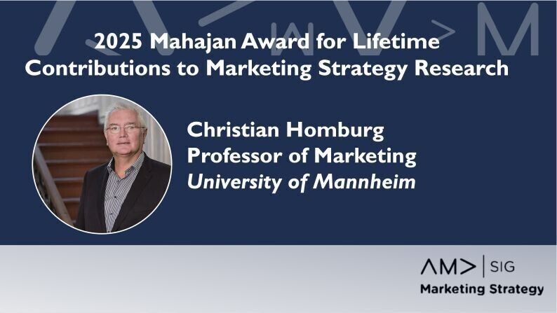 Titelbild des Awards und Porträt von Prof Homburg