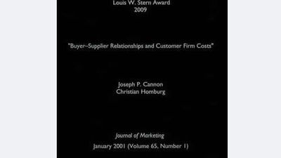 Louis W. Stern Award 2009