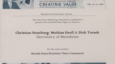 San Diego (California), 2007, Best Paper Award 2007