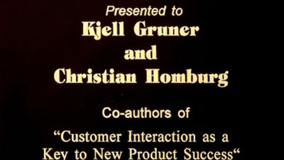 Austin (Texas), 1998, Best Paper Award 1998