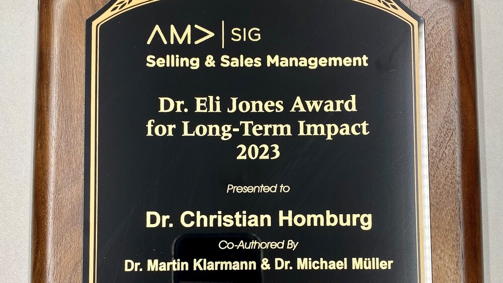 Dr. Eli Jones Award for Long-Term Impact - Summer AMA San Francisco ...