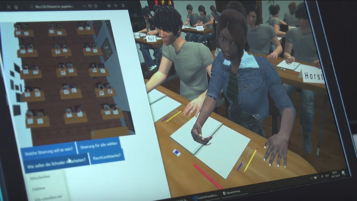 VR Darstellung Tablet