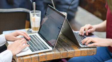 Working on Laptops