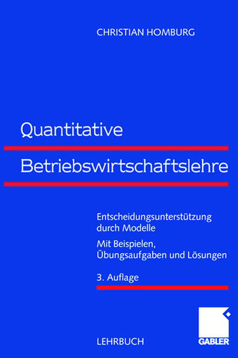 Quantitative Betriebswirtschaftslehre