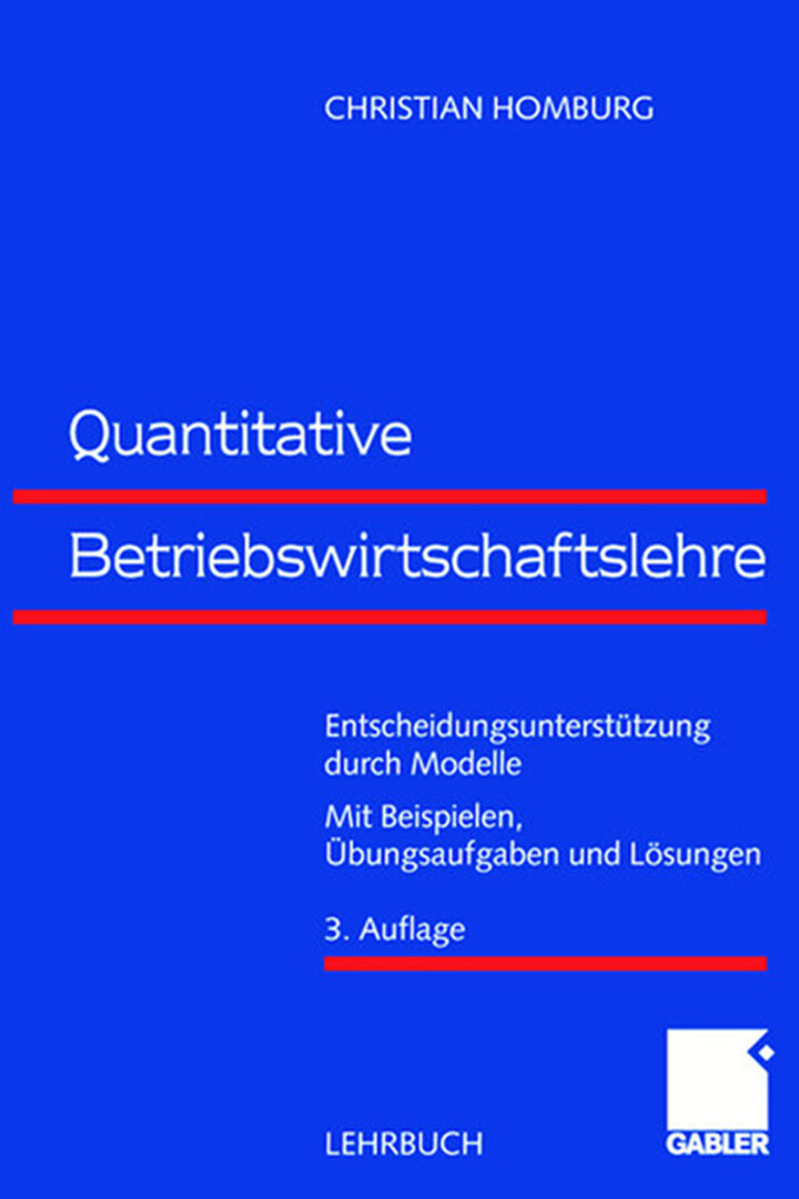 Quantitative Betriebswirtschaftslehre