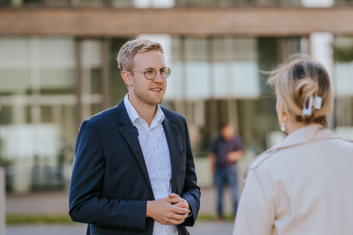 Porträt des Professors